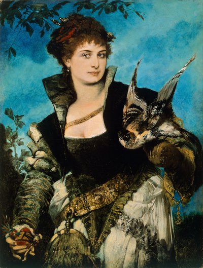 Falconer by Hans Makart