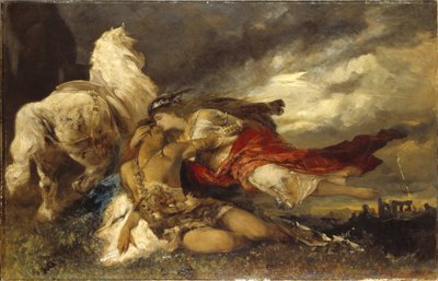 Valkyrie and a Dying Hero by Hans Makart