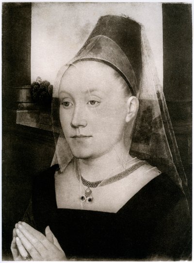 Barbara Van Vlaenderbergh, Wife of Guillaume Moreel by Hans Memling
