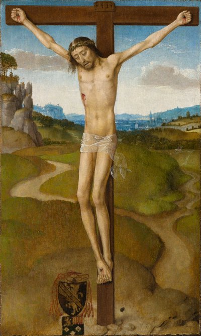 Christ on the Cross, circa 1480 by Hans Memling