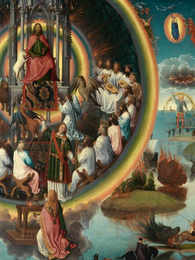 Triptych of Saint John the Baptist and Saint John the Evangelist (right panel detail) by Hans Memling