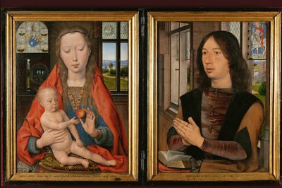 Diptych of Maarten van Nieuwenhove by Hans Memling