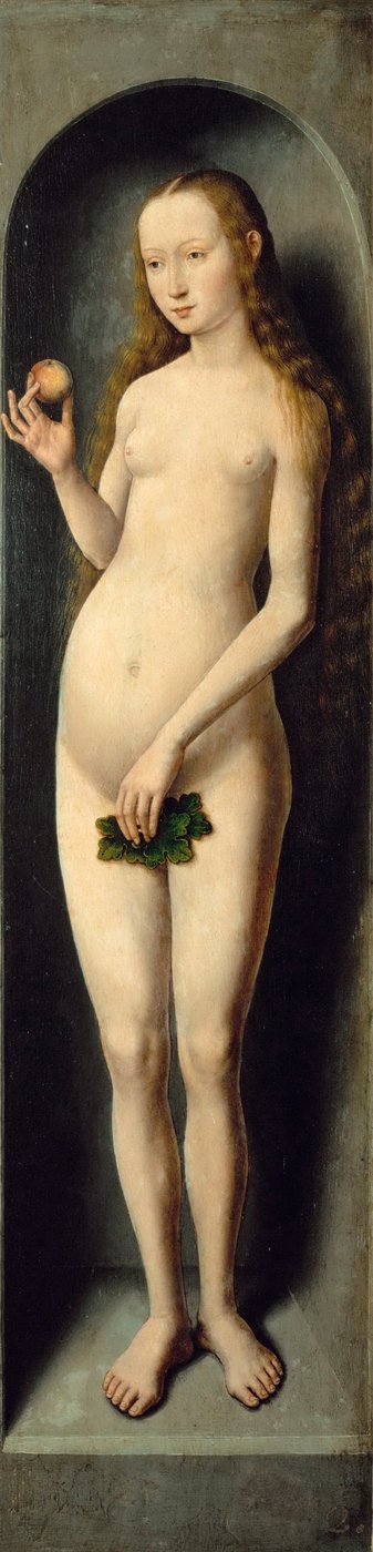 Eve. Side Wing of the Small Triptych of St. John the Baptist by Hans Memling