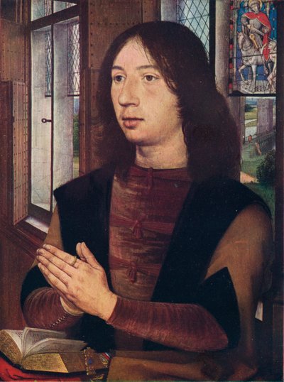 Maarten van Nieuwenhove, from The Diptych of Maerten van Nieuwenhove, 1487 by Hans Memling