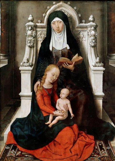 Madonna and Child with St. Anne by Hans Memling