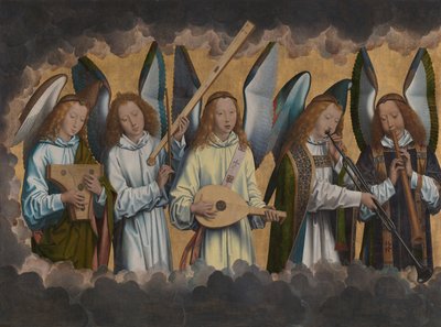 Music Making Angels by Hans Memling