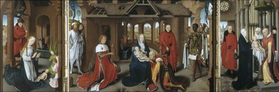 Nativity. The Adoration of the Magi. The Presentation of Jesus at the Temple by Hans Memling