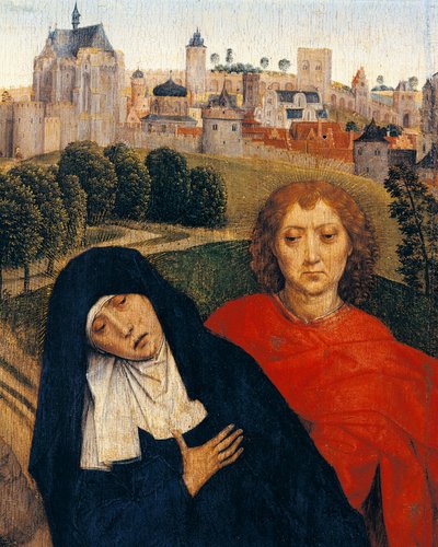 Our Lady of Sorrows (detail) by Hans Memling
