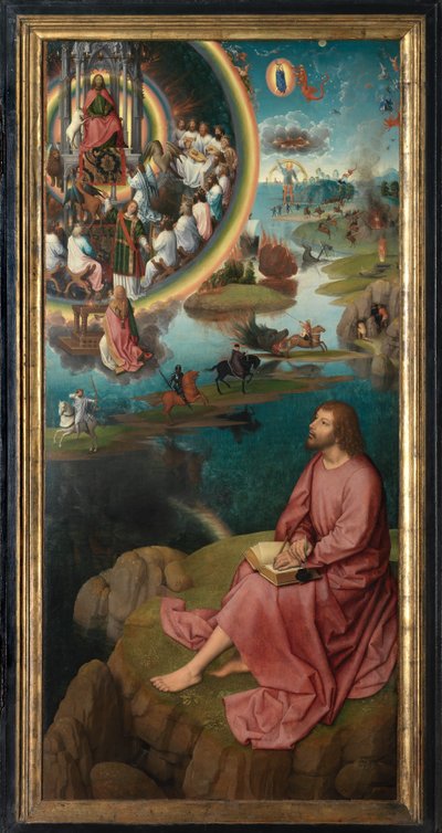 Right Panel of the Triptych of Saint John the Baptist and Saint John the Evangelist by Hans Memling