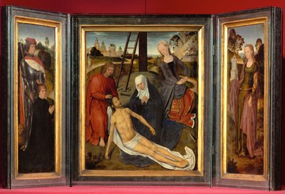 Triptych of Adriaan Reins, a Brother at Sint-Jans Hospital by Hans Memling
