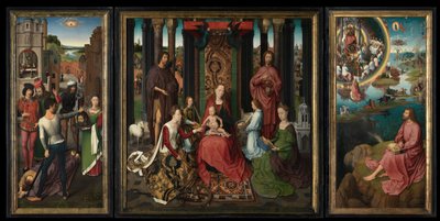 Triptych of Saint John the Baptist and Saint John the Evangelist by Hans Memling