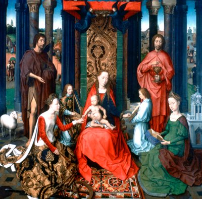 Triptych of St John the Baptist and St John the Evangelist by Hans Memling