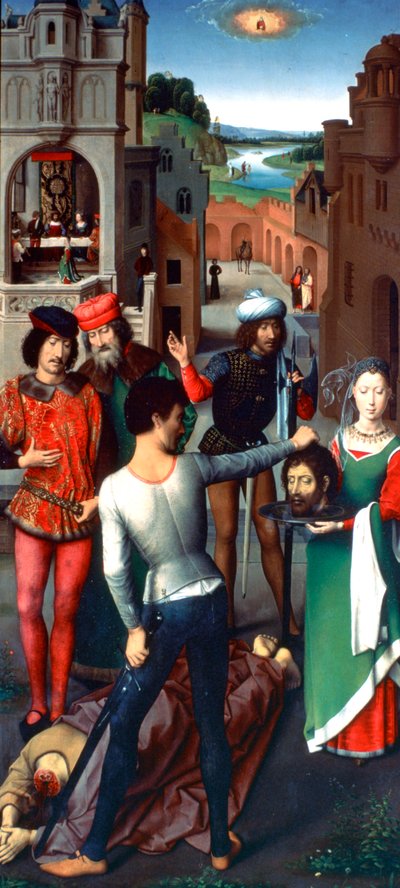 Triptych of St John the Baptist and St John the Evangelist by Hans Memling