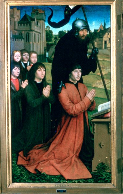 Triptych of the Family Moreel (detail) by Hans Memling