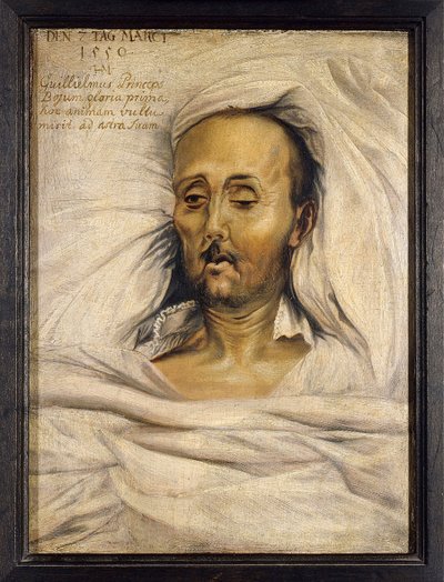 Duke William IV of Bavaria on His Deathbed by Hans Mielich (1516-1573) by Hans Mielich or Muelich