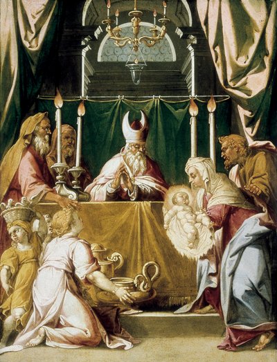 The Presentation in the Temple by Hans Muelich or Mielich