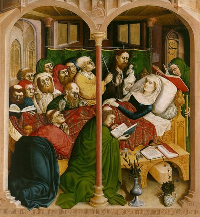 The Death of Mary. The Wings of the Wurzach Altar by Hans Multscher
