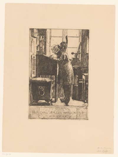 Father of the Artist (In Memory of Carl Jorgen Hansen, My Father / 1814 1914) by Hans Nicolai Aksel Hansen