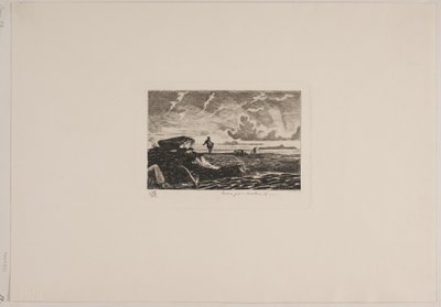 The Farmer Goes Out to the Field by Hans Nikolaj Hansen