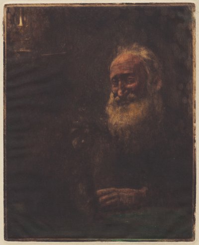 Old Schøtt with the Dog by Hans Nikolaj Hansen