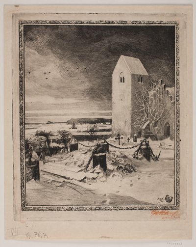 High on a Branch. VI. The Cemetery by Hans Nikolaj Hansen