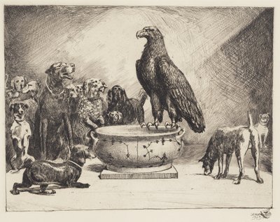 The Eagle and the Dogs by Hans Nikolaj Hansen