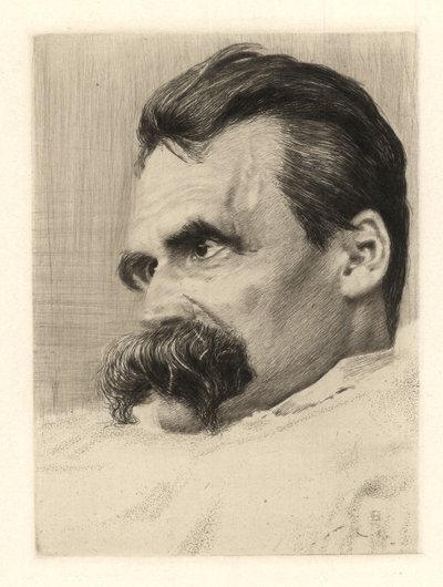 Portrait of Friedrich Nietzsche by Hans Olde