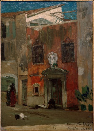 H.P. Feddersen the Younger, Campo S. Moisè, Venice by Hans Peter Feddersen der Jüngere