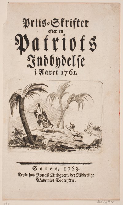 Title Page with Vignette for "Prize-Writings After a Patriot