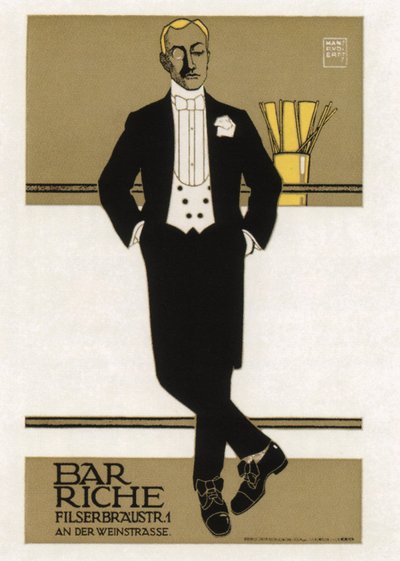 Bar Riche, 1907 by Hans Rudi Erdt