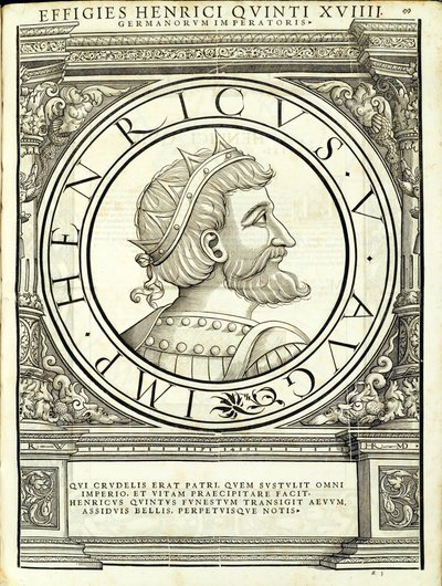 Henricus V, illustration from 
