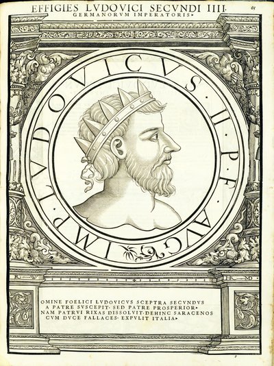 Ludouicus II, illustration from 
