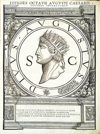 Octavianus Caesar, Illustration from 
