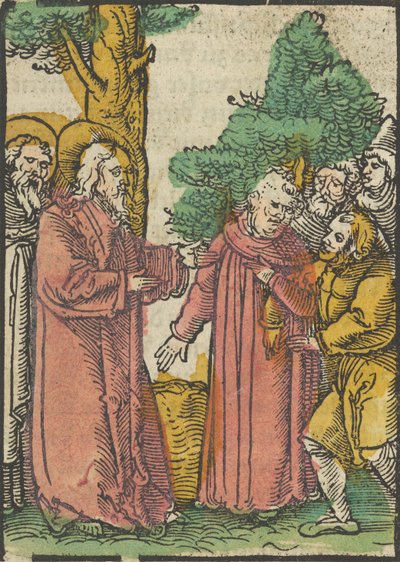 Christ Healing the Deaf-Mute, from Das Plenarium by Hans Schäufelein the Elder