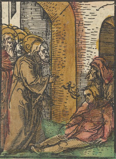 Christ Healing the Possessed, from Das Plenarium by Hans Schäufelein the Elder