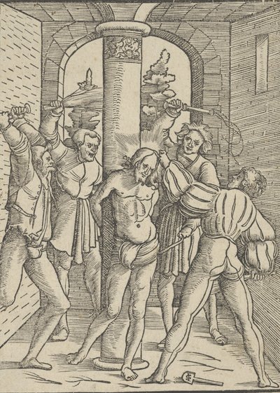 Christ Scourged, from The Doctrine, Life, and Passion of Jesus Christ by Hans Schäufelein the Elder