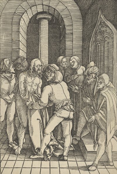 Christ Stripped, from Speculum passionis domini nostri Ihesu Christi, 1507 by Hans Schäufelein the Elder