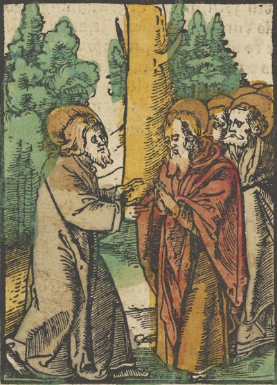 Christ Teaching the Disciples, from Das Plenarium, 1517 by Hans Schäufelein the Elder