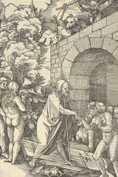 Christ in Limbo, from Speculum passionis domini nostri Ihesu Christi, 1507 by Hans Schäufelein the Elder