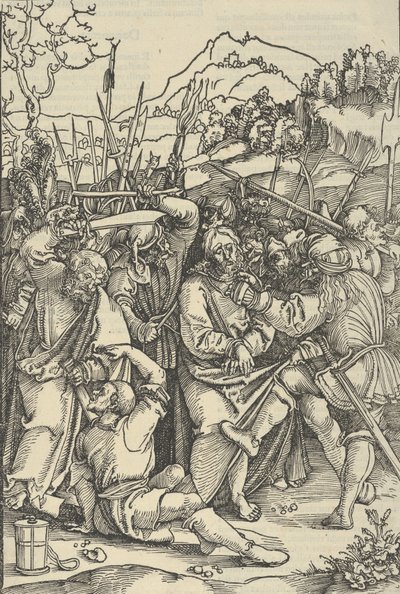 The Arrest of Christ, from Speculum Passionis Domini Nostri Ihesu Christi by Hans Schäufelein the Elder