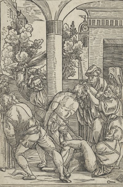 The Flagellation, from The Life of Christ, ca. 1511-12 by Hans Schäufelein the Elder