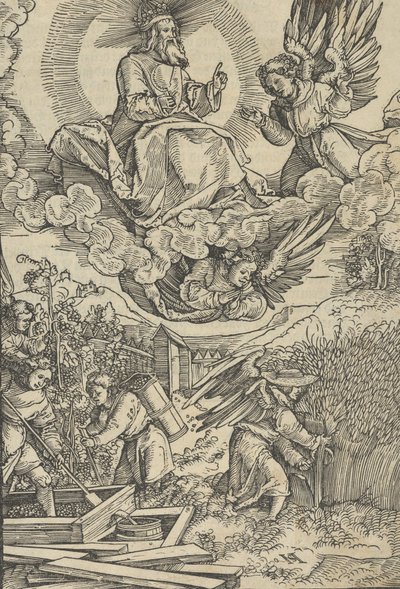 The Harvest and the Wine-Press of Blood by Hans Schäufelein the Elder