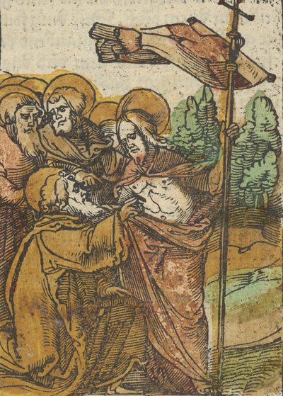 The Incredulity of Thomas, from Das Plenarium, 1517 by Hans Schäufelein the Elder