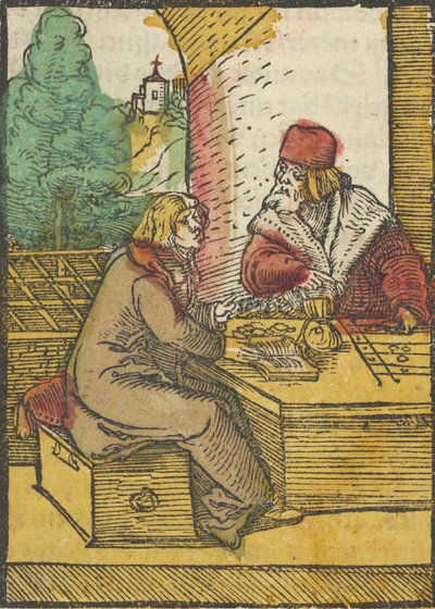 The Parable of the Rich Man and the Housekeeper, from Das Plenarium by Hans Schäufelein the Elder