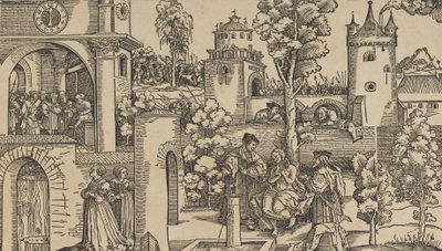 The Story of Susanna, 1536 by Hans Schäufelein the Elder