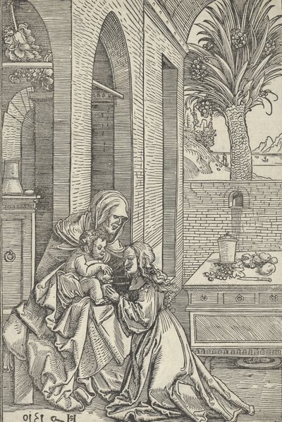 Virgin and Child with Saint Anne by Hans Schäufelein the Elder