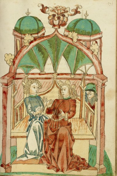 Barlaam Instructing Josaphat in the Christian Doctrine by Hans Schilling