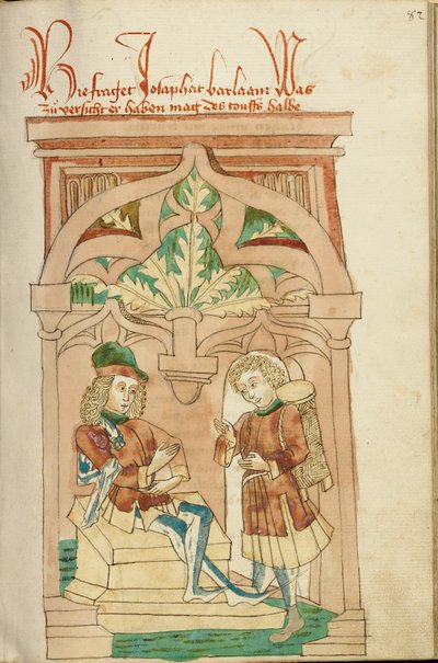 Josaphat and Barlaam in Conversation by Hans Schilling