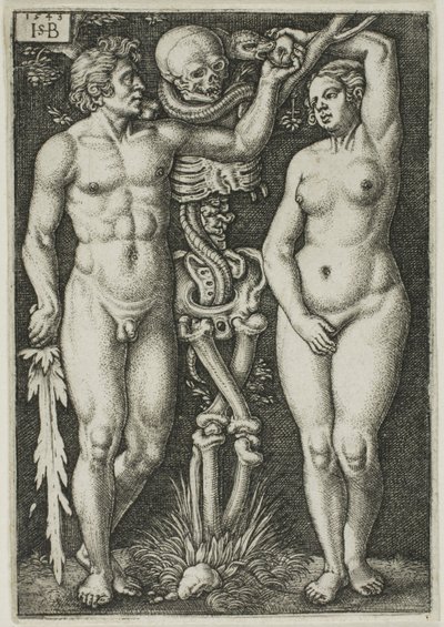 Adam and Eve by Hans Sebald Beham
