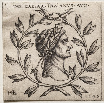 Bust of Emperor Trajan by Hans Sebald Beham